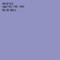 #9191C2 - Blue Bell Color Image